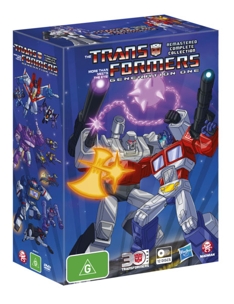 Transformers G1 cartoon dvd/bluray 