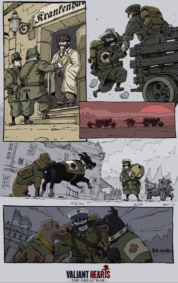 AN INTERACTIVE COMIC BOOK INSPIRED BY VALIANT HEARTS: THE GREAT WAR ...