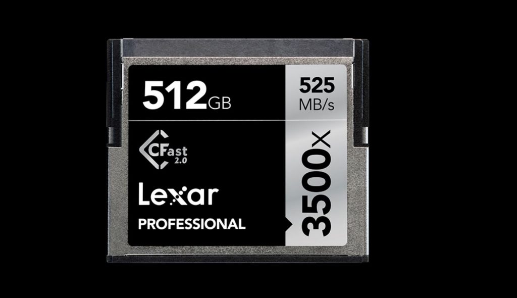 Lexar Launches First 512GB Pro 3500x CFast 2.0 Card - Impulse Gamer