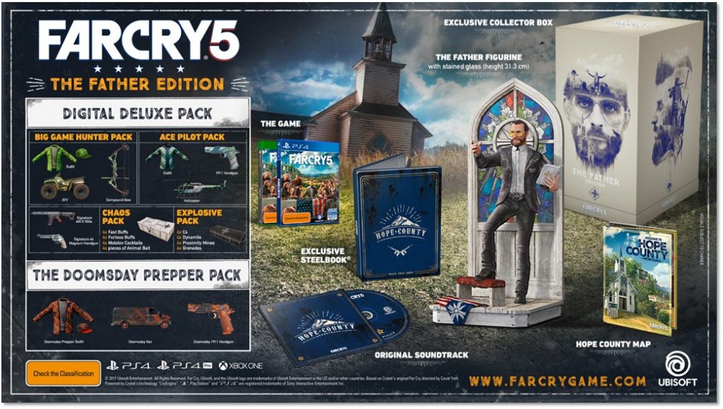 Ubisoft Announces Far Cry 5 Collectors Editions Impulse Gamer 6511