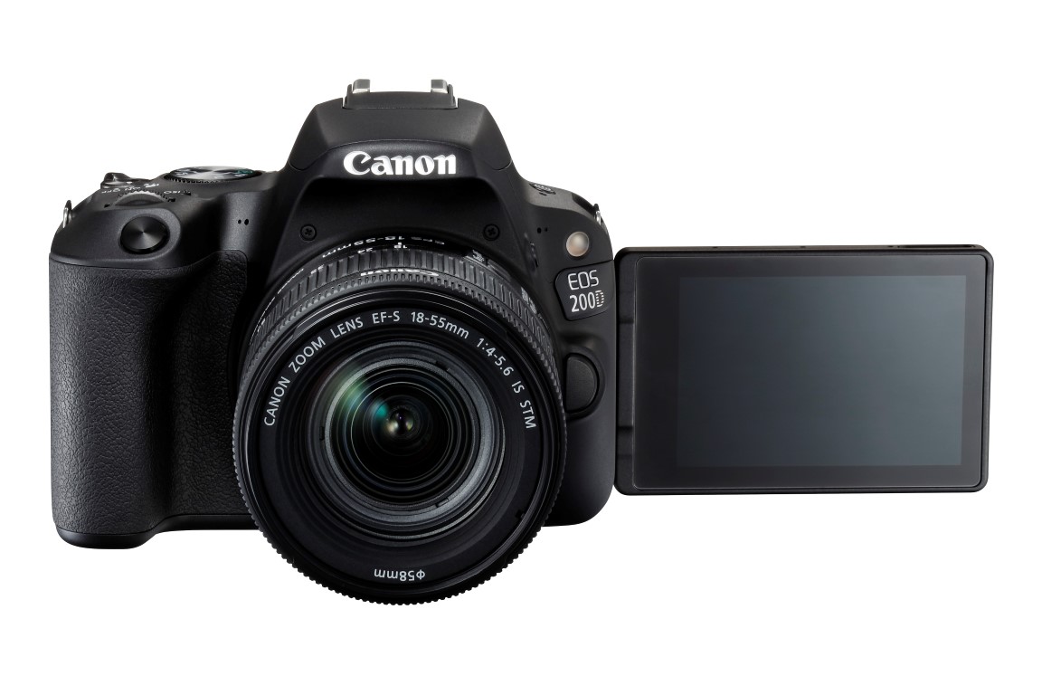 Nero Custodia per fotocamera per Canon EOS 250D 200D 4000D 2000D 1300D  1200D 1100D 100D 800D 760D 750D 700D 650D 600D 500D 550D 450D 1000D 350D  (18-135mm lens) : : Elettronica