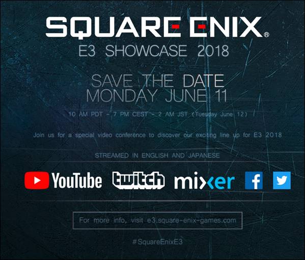 Square Enix E3 Showcase Announced Impulse Gamer
