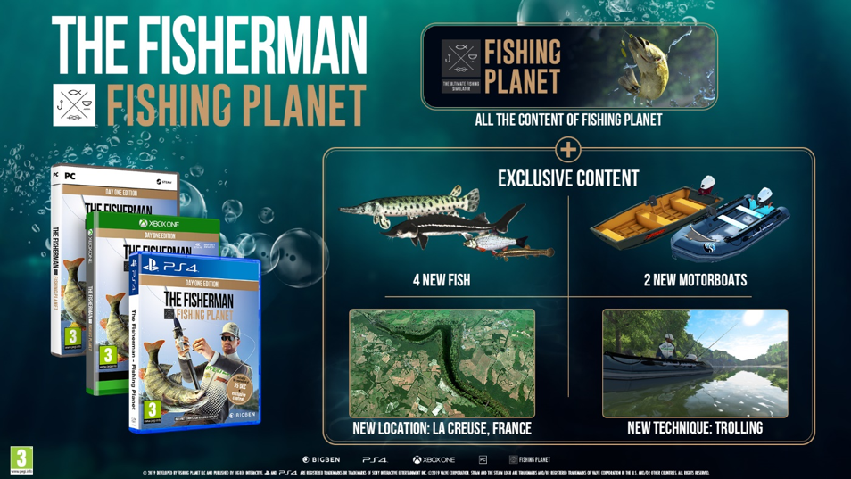 difference between fishing planet and the fisherman