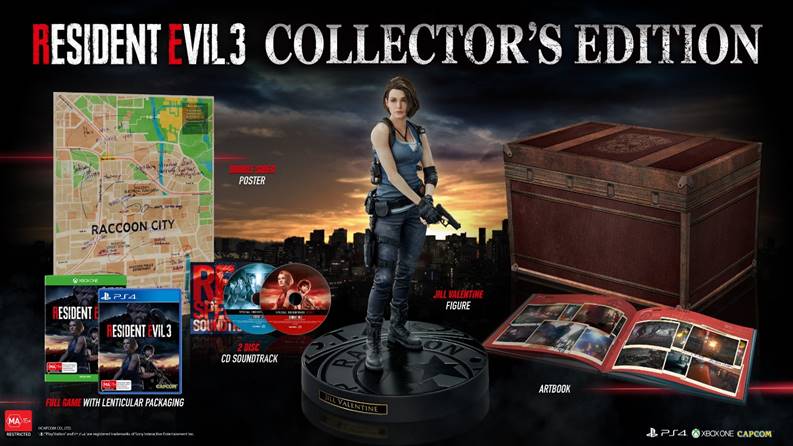 resident evil 3 collector's edition statue