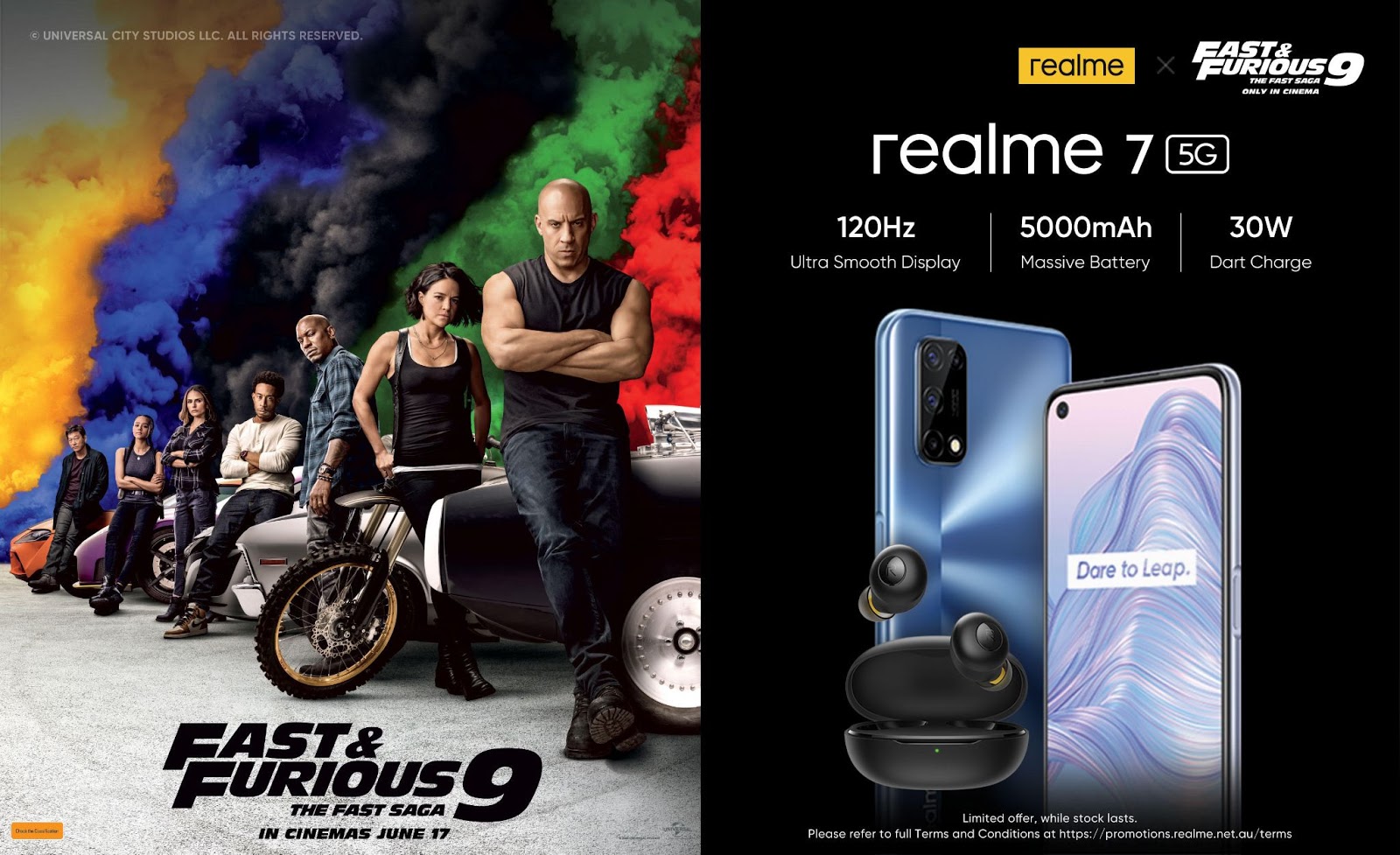 realme 7 5g officeworks