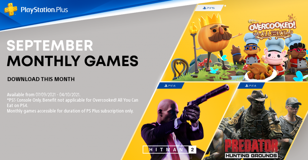 PlayStation Plus September Games Lineup Overcooked All You Can Eat