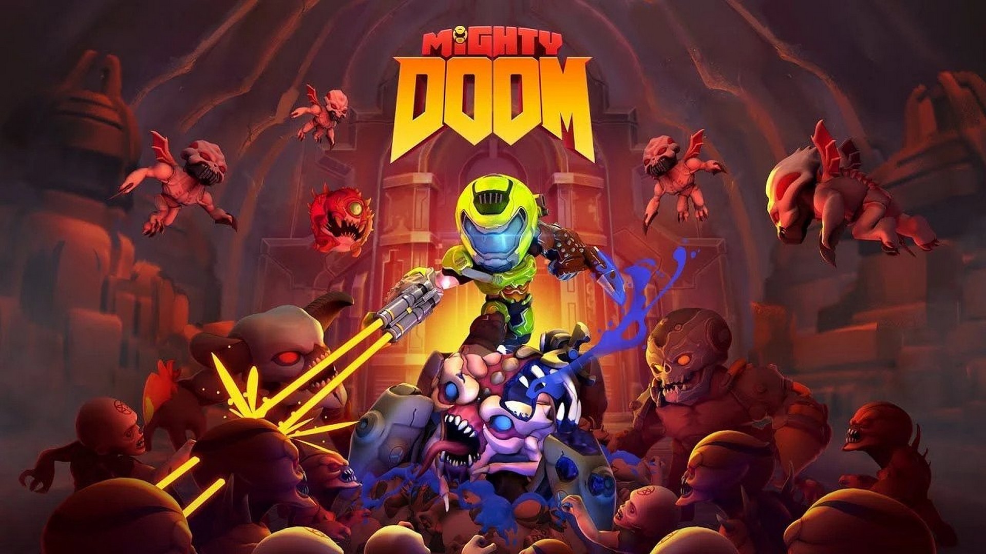 Дума дата. Mighty Doom. Doom mobile на андроид. Могучий дум игра.