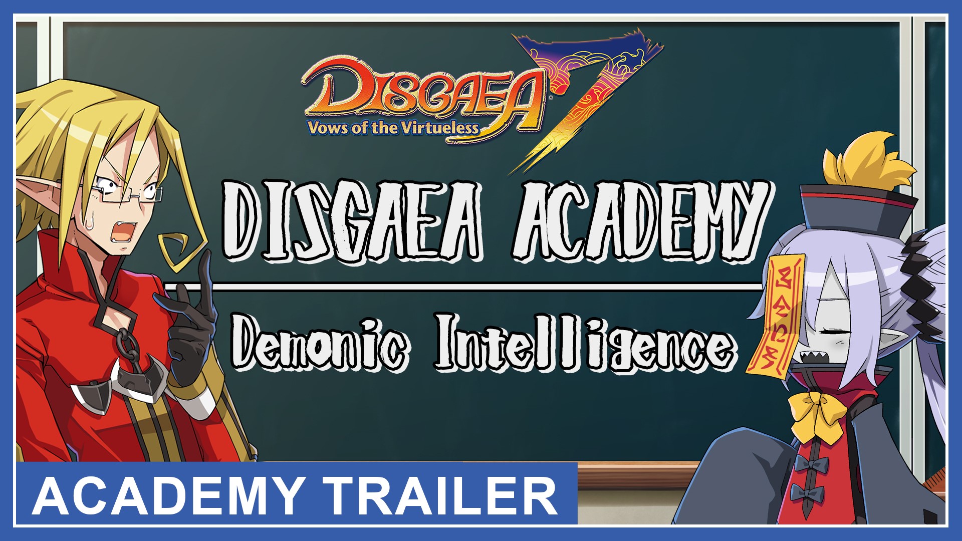 Disgaea 7 Academy Trailer: Demonic Intelligence Watch it now