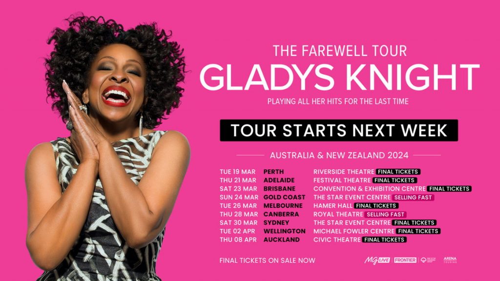 Gladys Knight The Farewell Tour Australia & New Zealand kicks off