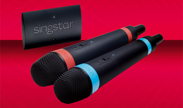 PS3/PS4 Singstar Wireless Microphones & USB Dongle Receiver for PS3/PS4/PS2